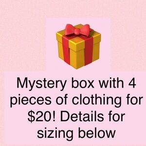 Mystery Box 4 items in box of active wear